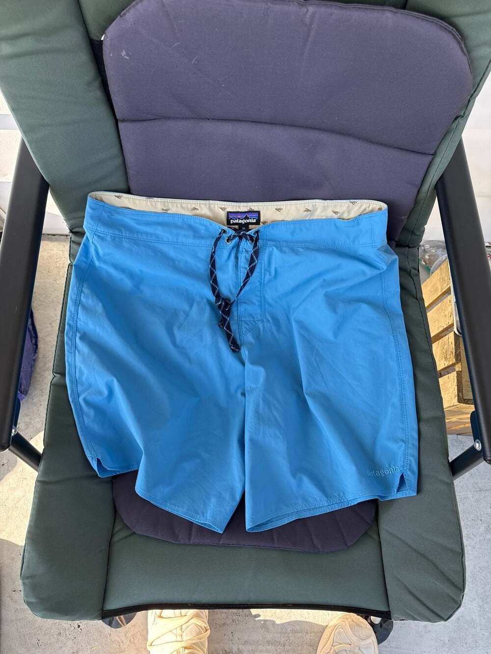 Patagonia Men's Stretch Planing Board Shorts Size 36 Blue